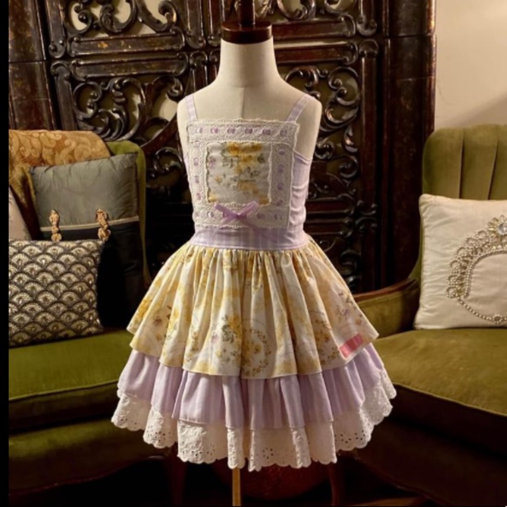 New Cherry Cherry Designs Boutique Handmade Dress size 5T